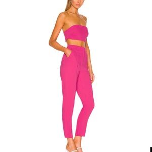 Superdown Remy Bandeau Pant in Hot Pink, Size: XS